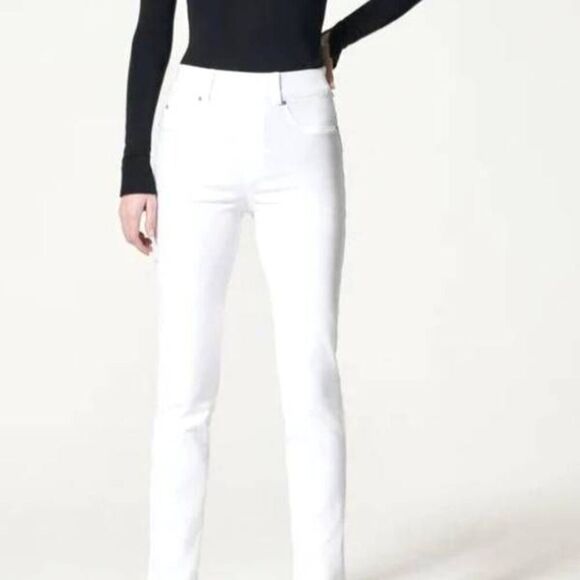 Spanx - Ankle Straight Leg Jeans in White sz Small - Picture 1 of 5